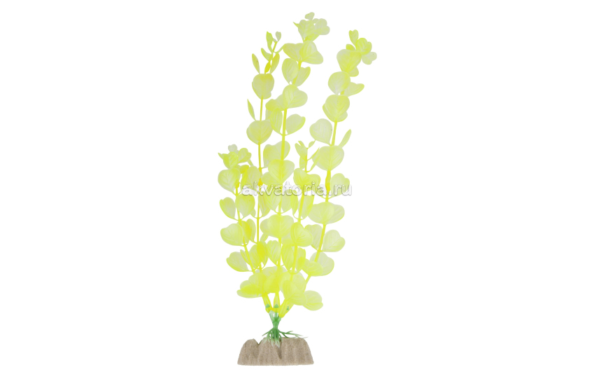Искусственное растение флуоресцентное Glofish GLO, жёлтое, 20,32 см