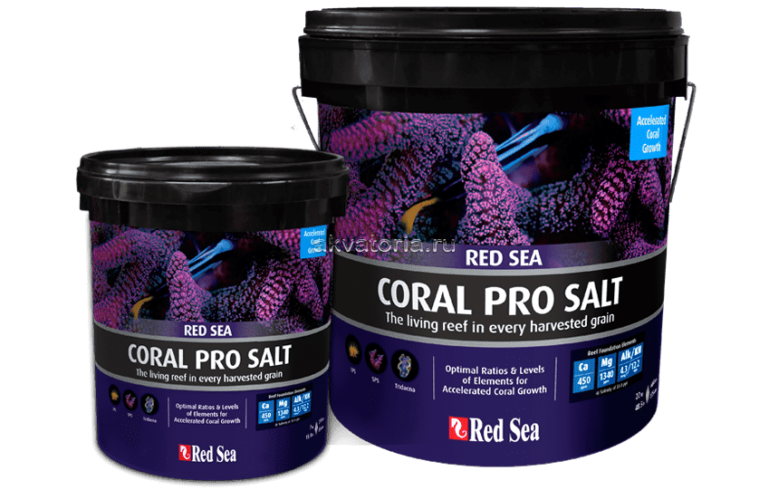 Морская аквариумная соль Red Sea Coral Pro Salt, 22 кг