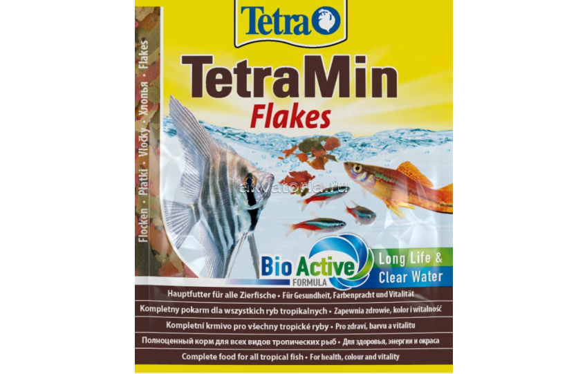 Корм Tetra Min Flakes, хлопья, для всех видов рыб, 12 г