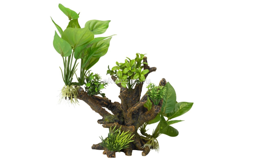 Искусственное растение AQUA DELLA "Florascape 4", 20,5×19×23 см