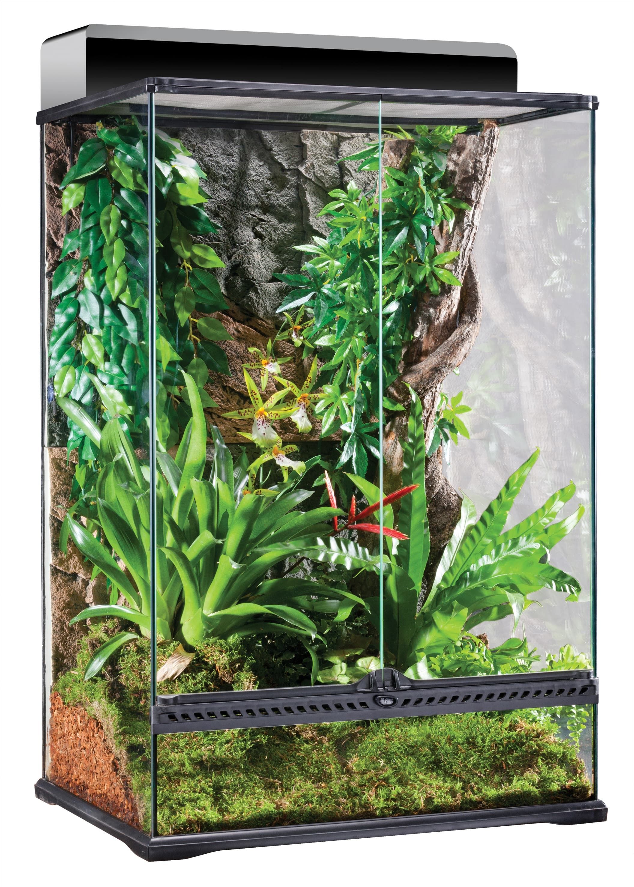 Террариум из силикатного стекла Hagen ExoTerra Natural Terrarium Medium  X-Tall 60х45х90 см – купить в магазине аквариумов Акватория