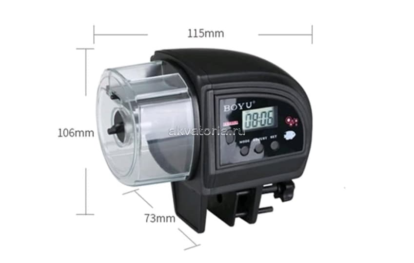 Кормушка аквариумная автоматическая Boyu ZW-66