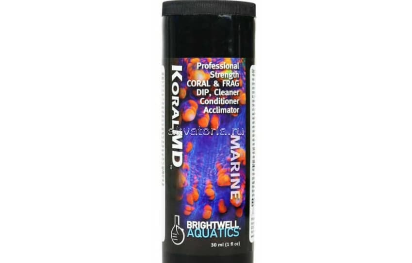 Кондиционер для очистки кораллов Brightwell Aquatics Koral MD Pro parasite DIP, 30 мл