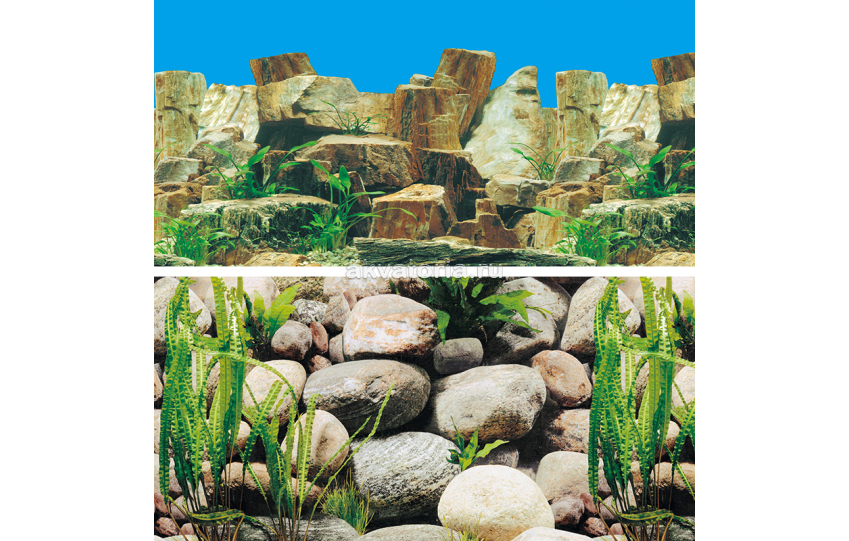 Фон-пленка Laguna 50×100 см, Каменное многоцветье/Русло реки