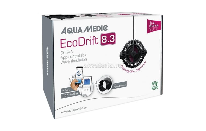 Помпа течения с контроллером Aqua-Medic Ecodrift 8.3, 1600-8000 л/ч
