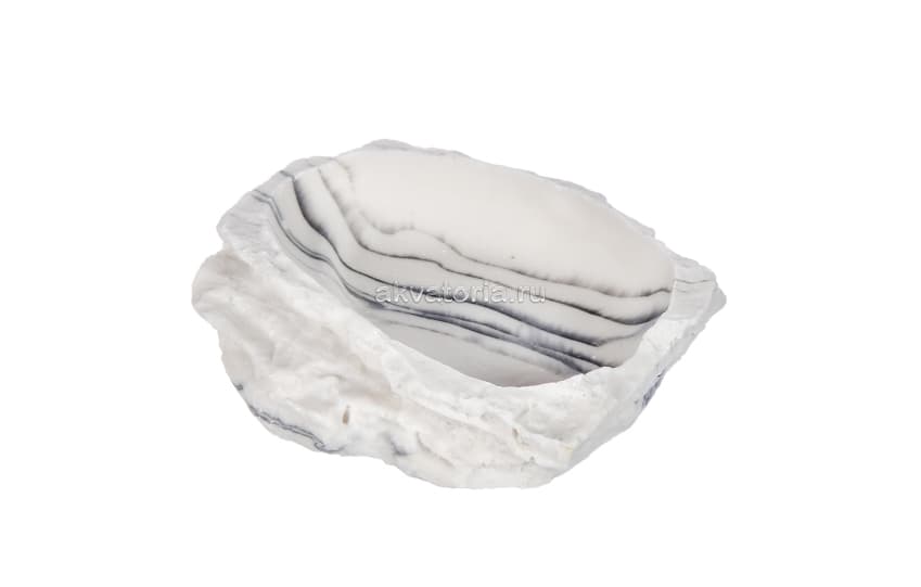 Миска Nomoy Pet Серые линии S, 9×7х2,5 см