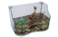Акватеррариум для водных черепах Lucky Reptile Turtle-Tarrium, 80×45×50 cм, серебряный