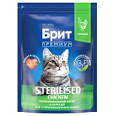 BRIT PREMIUM, Сухой корм с курицей для кошек "Cat Sterilised Chicken", 2кг