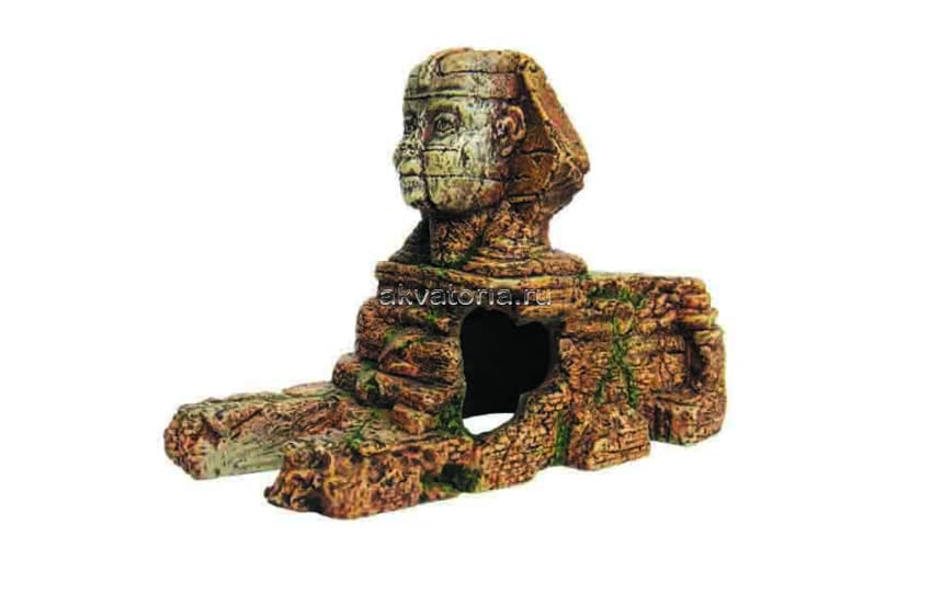 Аквариумная декорация PRIME «Статуя Сфинкса» 21,5×10,5×14,5 см