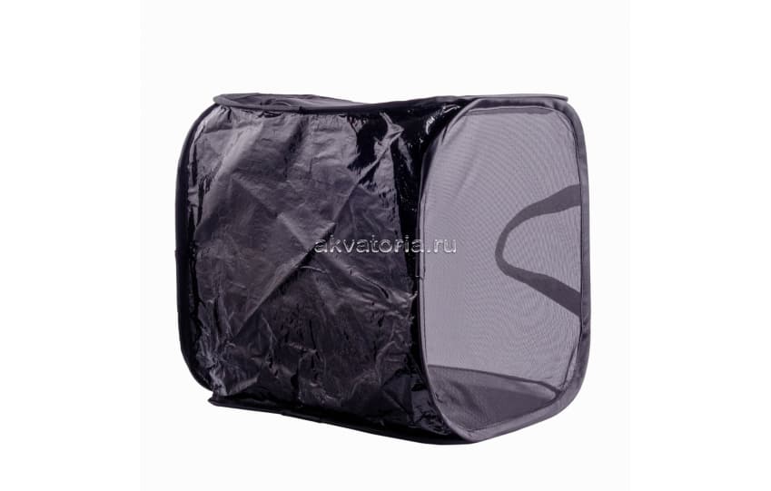 Террариум сетчатый Lucky Reptile Open Air Pop Up, чёрный, 30×30×30 см