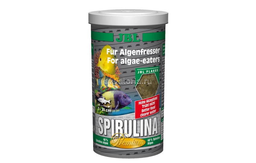 Корм основной премиум-класса JBL Spirulina, 1 л