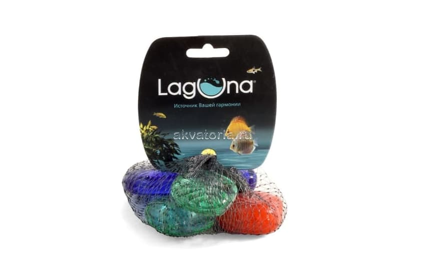Грунт Laguna Ракушки, стеклянный, 6 шт