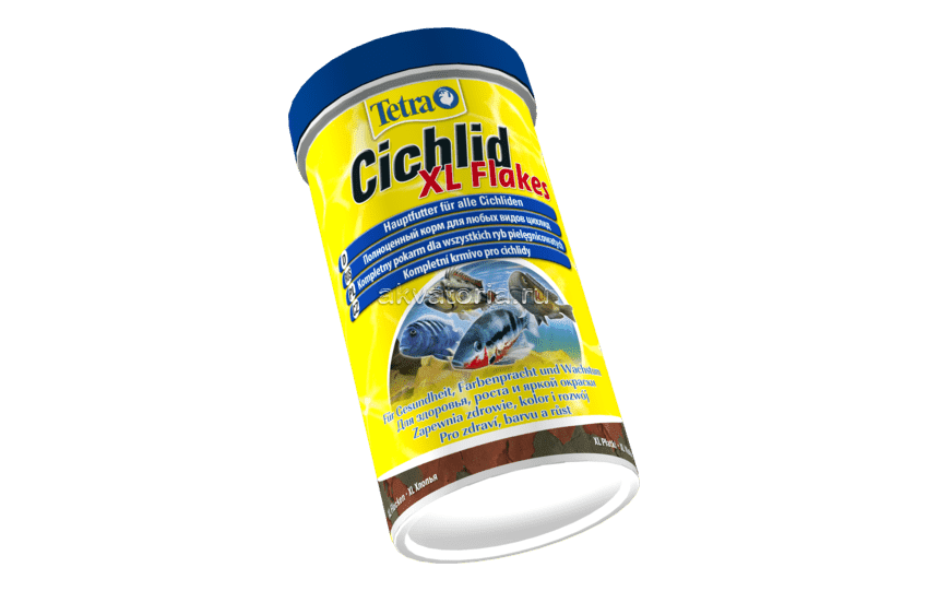 Корм Tetra Cichlid XL, хлопья, для цихлид среднего и крупного размера, 500 мл