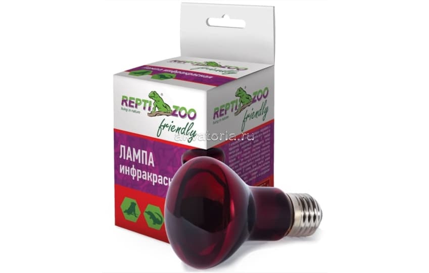 Террариумная инфракрасная лампа Repti-Zoo Friendly, 150 Вт
