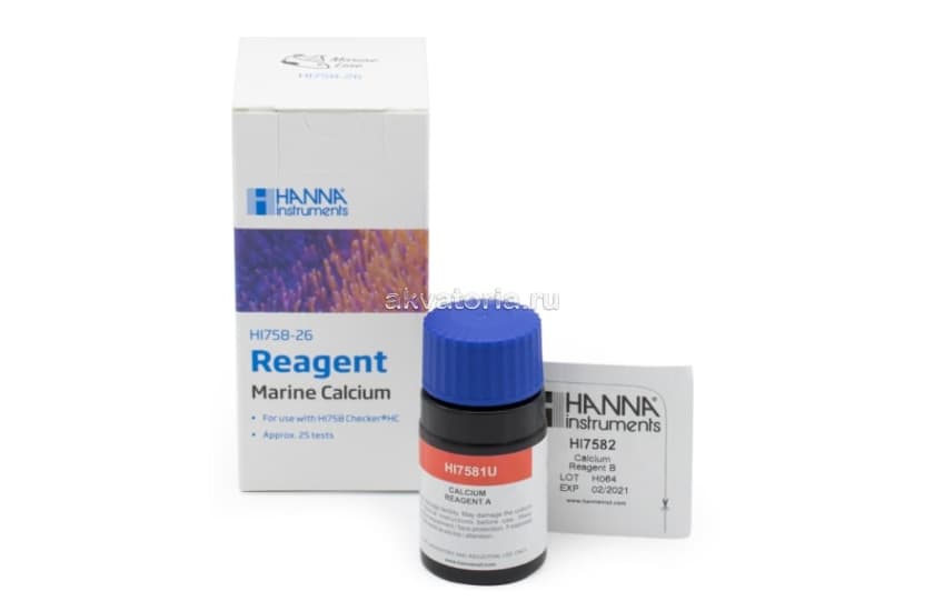 Реагенты для колометра на кальций Hanna instruments Marine Calcium Checker Reagents