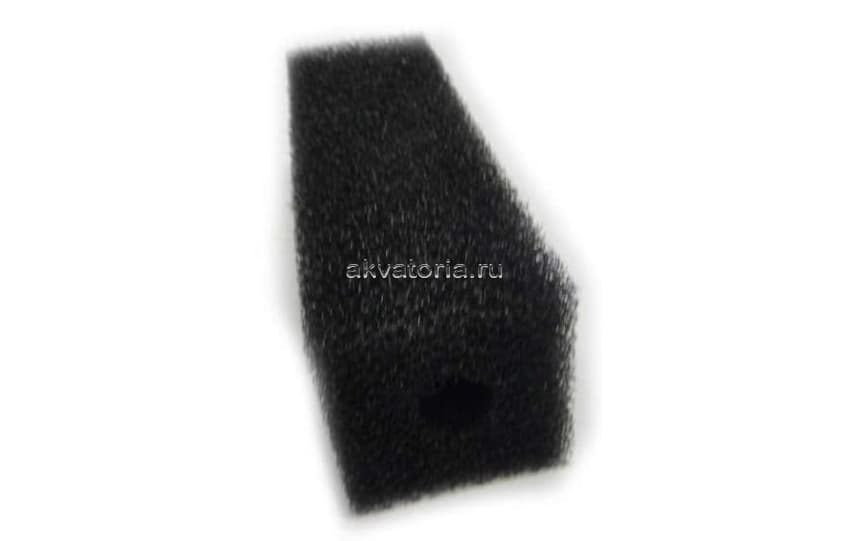 Губка Roof Foam, чёрная, PPI 30, 14×4,5×4,5 см
