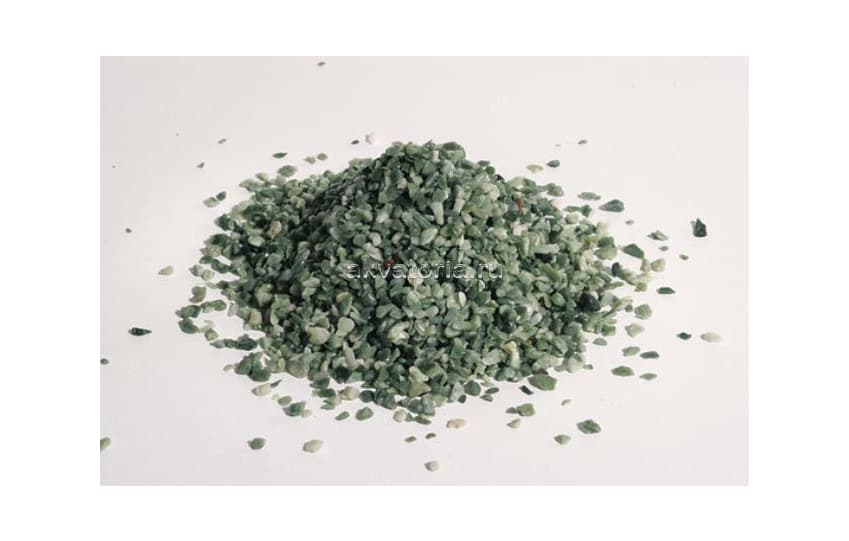 Грунт Aquadeco Кварц натуральный зелёный G012, 3-4 мм, 5 кг