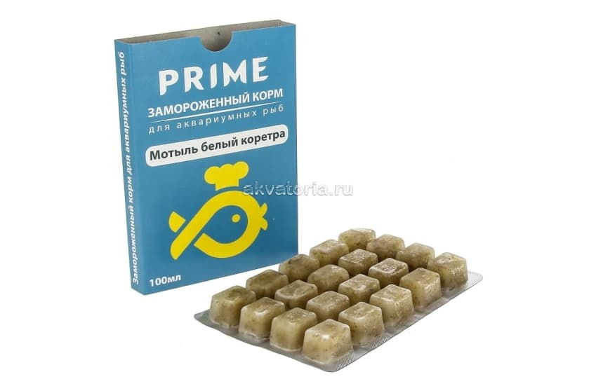 Корм для рыб замороженный Prime Коретра, 100 мл