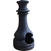 Аквариумная декорация Gloxy Шахматная фигура Ферзь чёрный