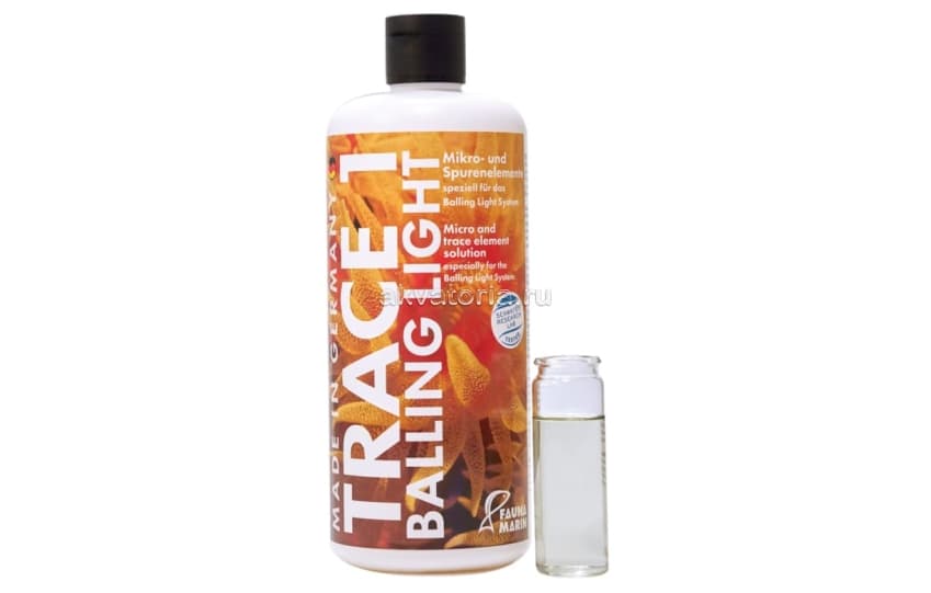 Смесь №1 микроэлементов для системы Баллинга Fauna Marin Balling Trace 1 Metallic Color & Grow Effect, 500 мл