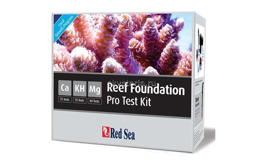 Набор тестов на кальций, щелочность, магний Red Sea Reef Faundation (Ca, Alk, Mg)