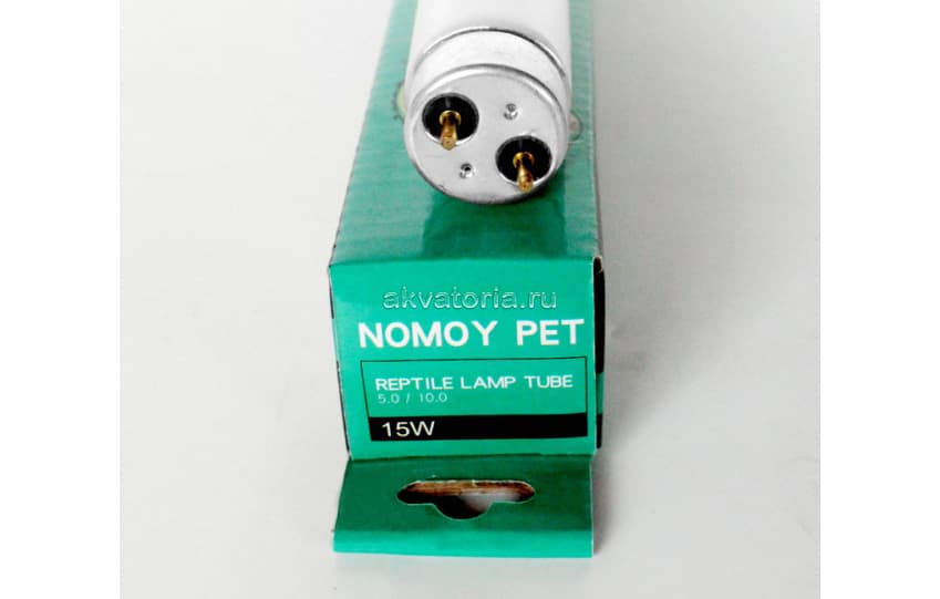 Террариумная ультрафиолетовая лампа Nomoy Pet UVB 10.0, 15 Вт, 450 мм