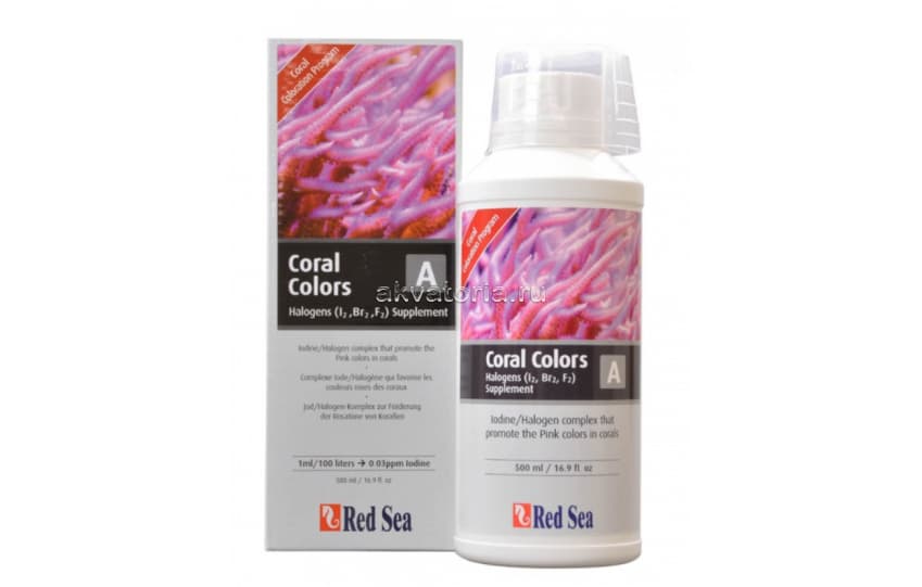 Добавка для усиления розовой пигментации кораллов Red Sea Coral Colors A, 500 мл