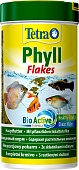 Корм TetraPhyll Flakes, хлопья для растительноядных рыб, 250 мл