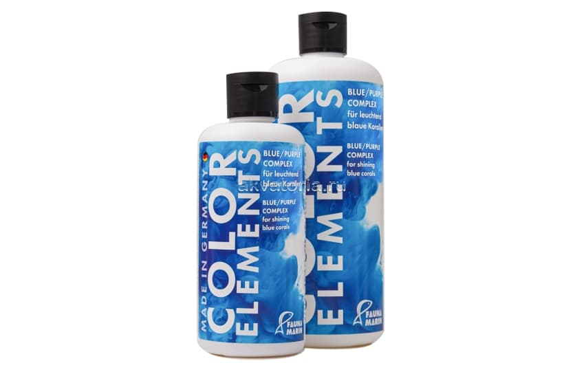 Смесь для усиления цветов кораллов Fauna Marin Color Elements Blue Purple, голубой и фиолетовый, 500 мл