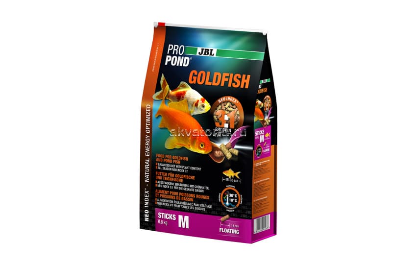 Корм для золотых рыб JBL ProPond Goldfish M, 800 г