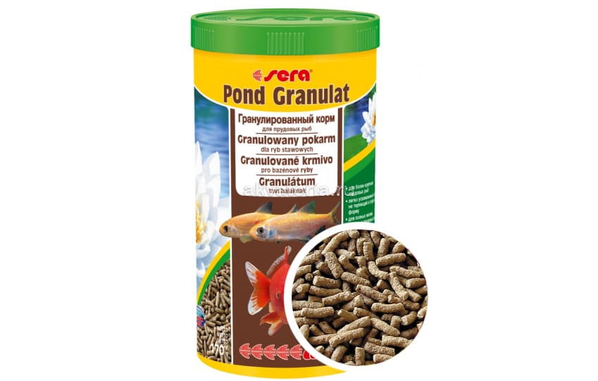 Корм для прудовых рыб Sera Pond Granulat, гранулы, 1 л