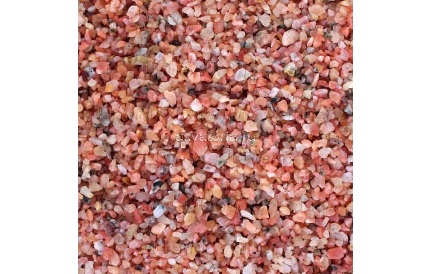 Грунт UDeco River Pink розовый гравий, 3-4 мм, 6 л