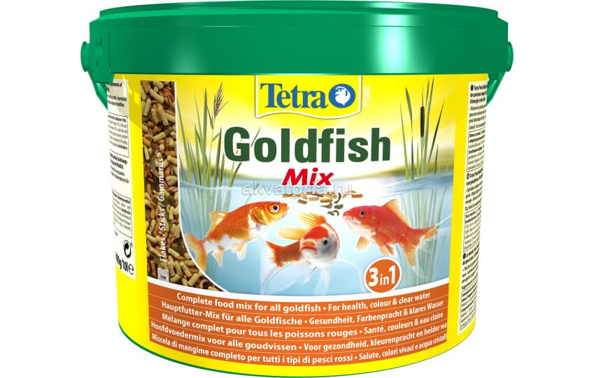 Tetra Pond GoldMix 10л смесь для золотых рыб