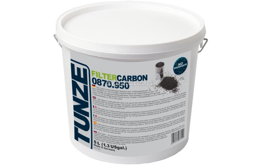 Наполнитель активированный уголь Tunze Filter Carbon, 5 л