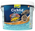 Корм Tetra Cichlid XL, хлопья, для цихлид среднего и крупного размера, 10 л