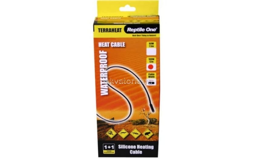 Террариумный термошнур Reptile One Terraheat, 100 Вт, 12 м