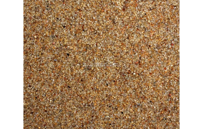 Грунт Янтарный песок UDeco River Amber, 0,4-0,8 мм, 6 л