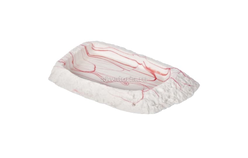 Миска Nomoy Pet Розовые линии XL, 18×8,5х2 см