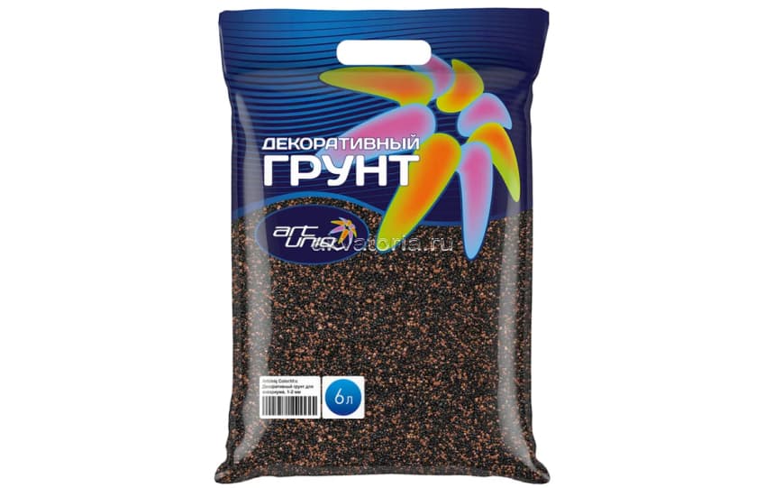 Грунт ArtUniq ColorMix Coffee Кофе, 1-2 мм, 6 л