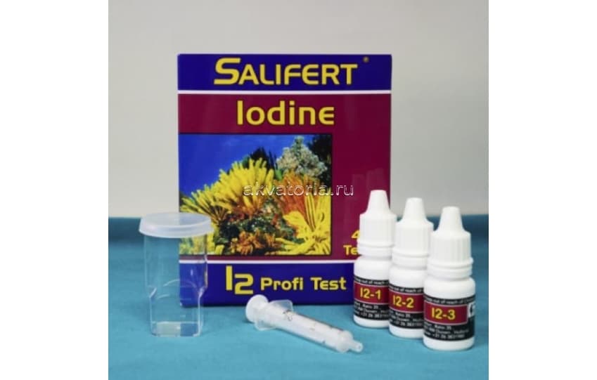 Тест на йод Salifert Iodine (I2) Profi-Test