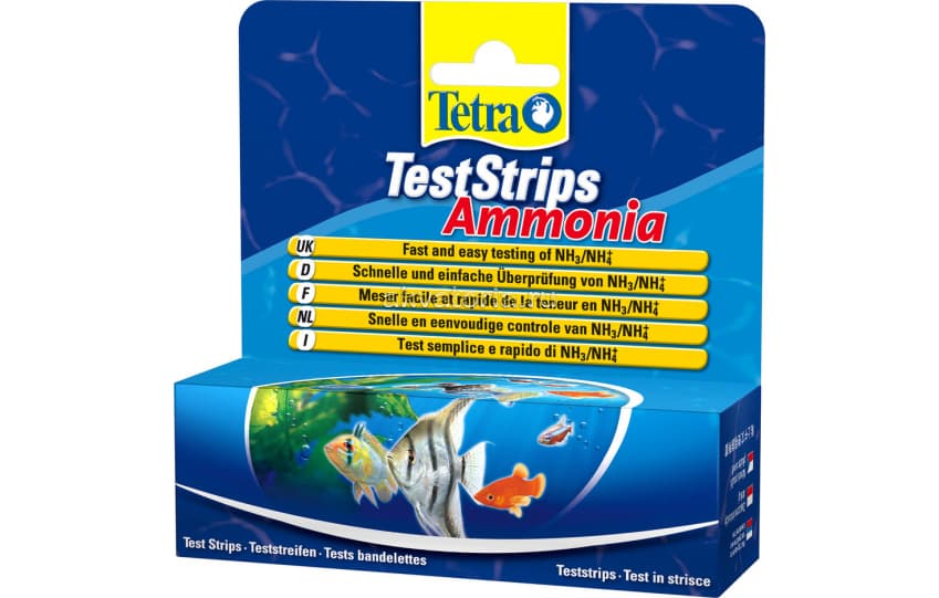 Тест на аммоний NH3/NH4 Tetra TestStrips Ammonia, 25 полосок