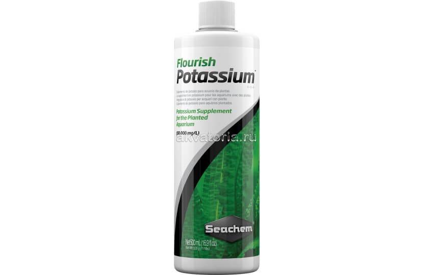 Добавка калия Seachem Flourish Potassium, 500 мл