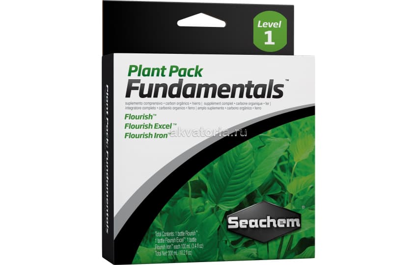 Набор добавок микроэлементов Seachem Plant Pack: Fundamentals, 3×100 мл