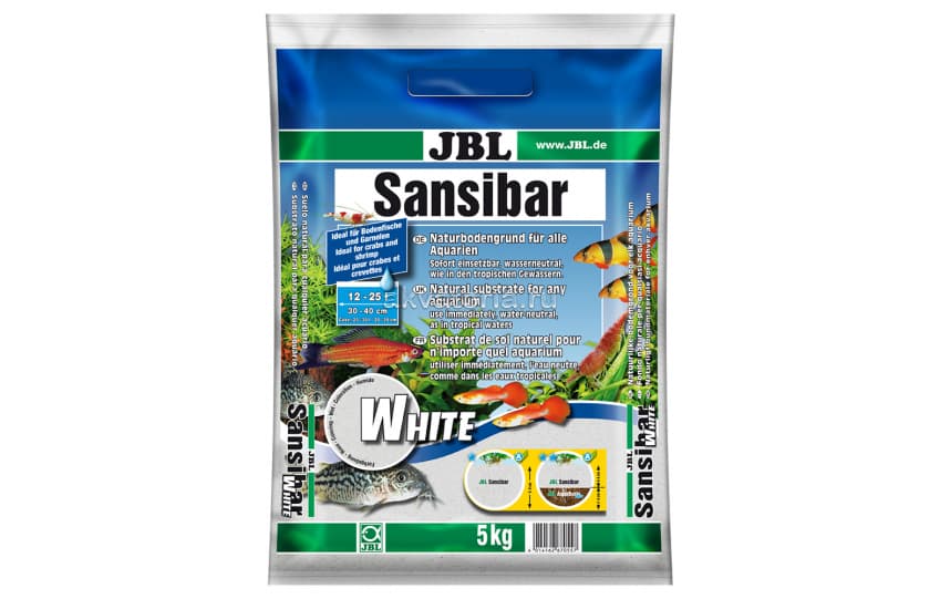 Грунт декоративный JBL Sansibar WHITE, белый, 5 кг
