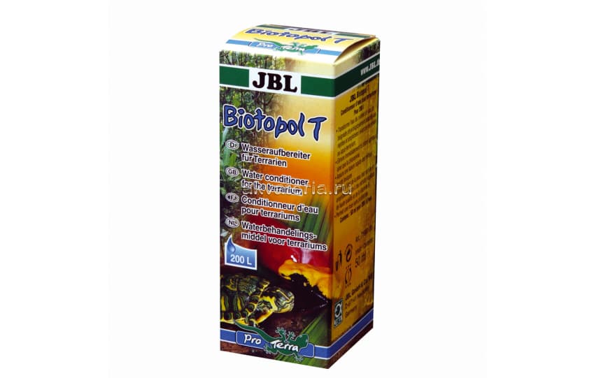Кондиционер для террариумов JBL Biotopol T, 50 мл