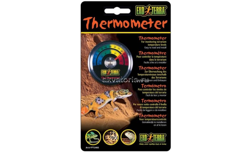 Термометр механический Hagen ExoTerra Thermometer в упаковке