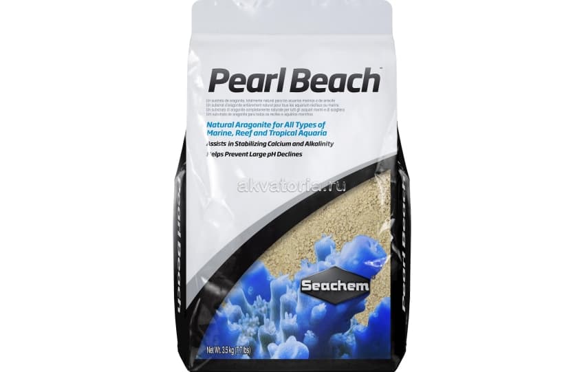 Грунт Seachem Pearl Beach, 3,5 кг