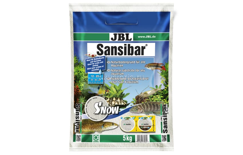 Грунт декоративный JBL Sansibar SNOW, белый, 5 кг