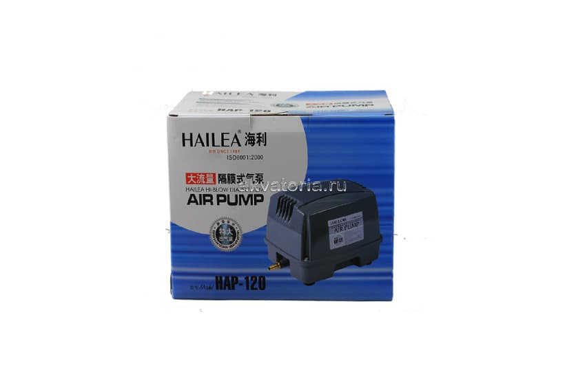 Компрессор диафрагменный Hailea HAP-120, 120 л/мин, 90 Вт