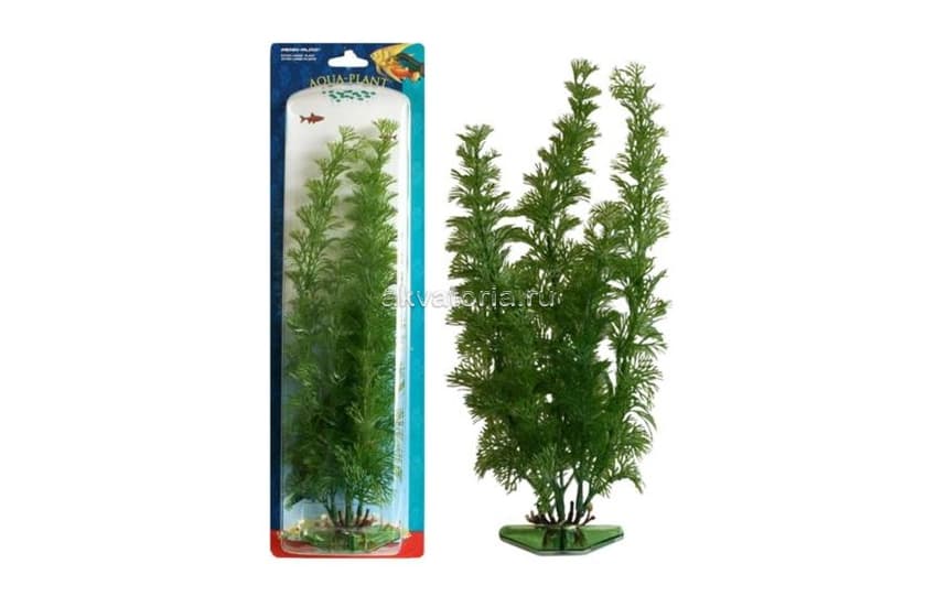 Искусственное растение Penn Plax Flowering Cabomba (Кабомба зеленая) 22 см